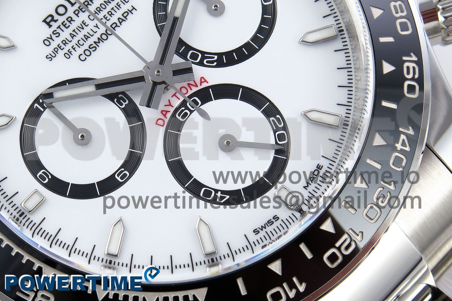 2023 Daytona 126500 Panda Clean 1:1 Best Edition 904L SS Case and Bracelet White Dial SH4131 - Image 5