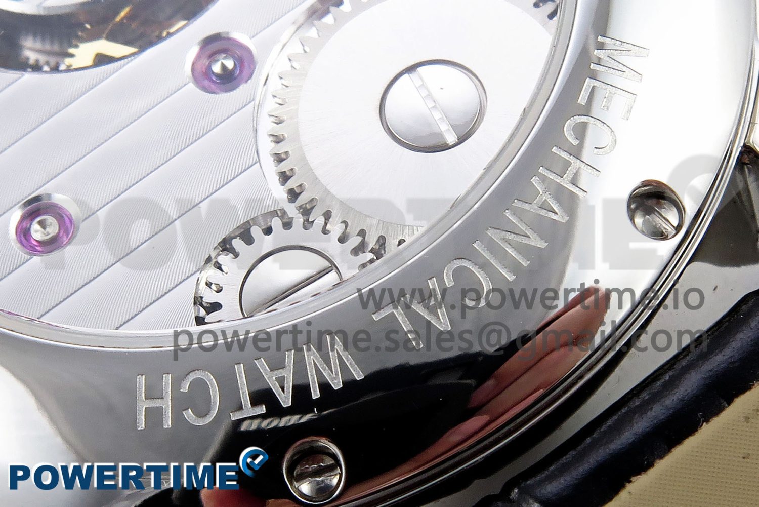 Rotonde de Cartier Flying Tourbillon SS RMS Best Edition White Numeral Dial on Black Leather Strap - Image 4