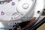 Rotonde de Cartier Flying Tourbillon SS RMS Best Edition Silver Dial on Black Leather Strap - Image 10