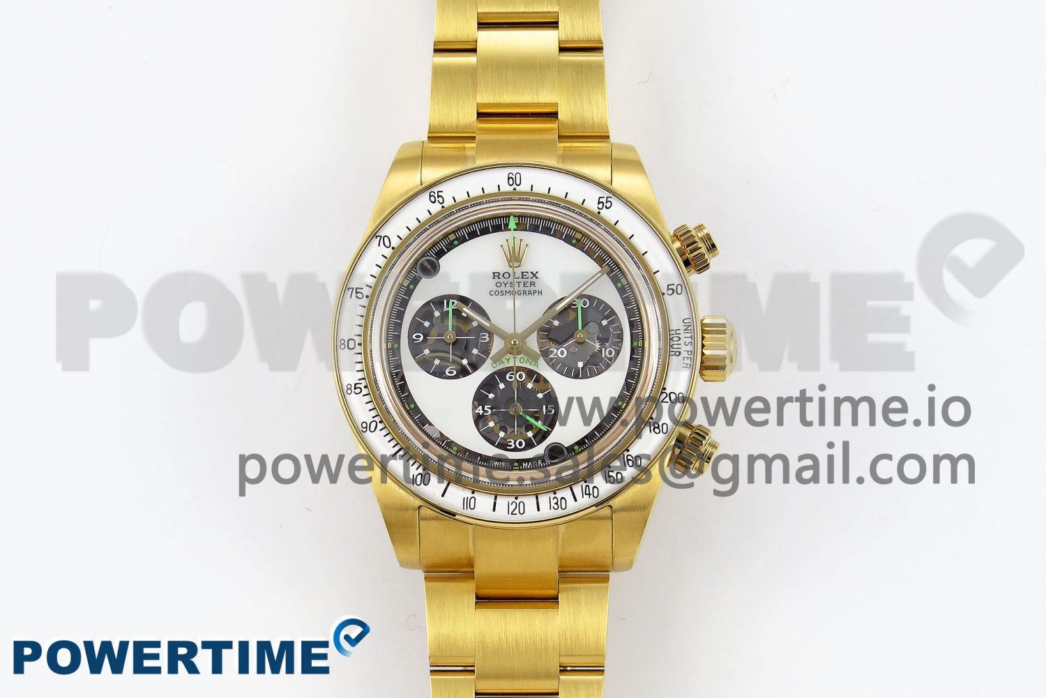 Daytona YG ADGF Best Edition YG/White Dial on YG Bracelet A7750 - Image 1