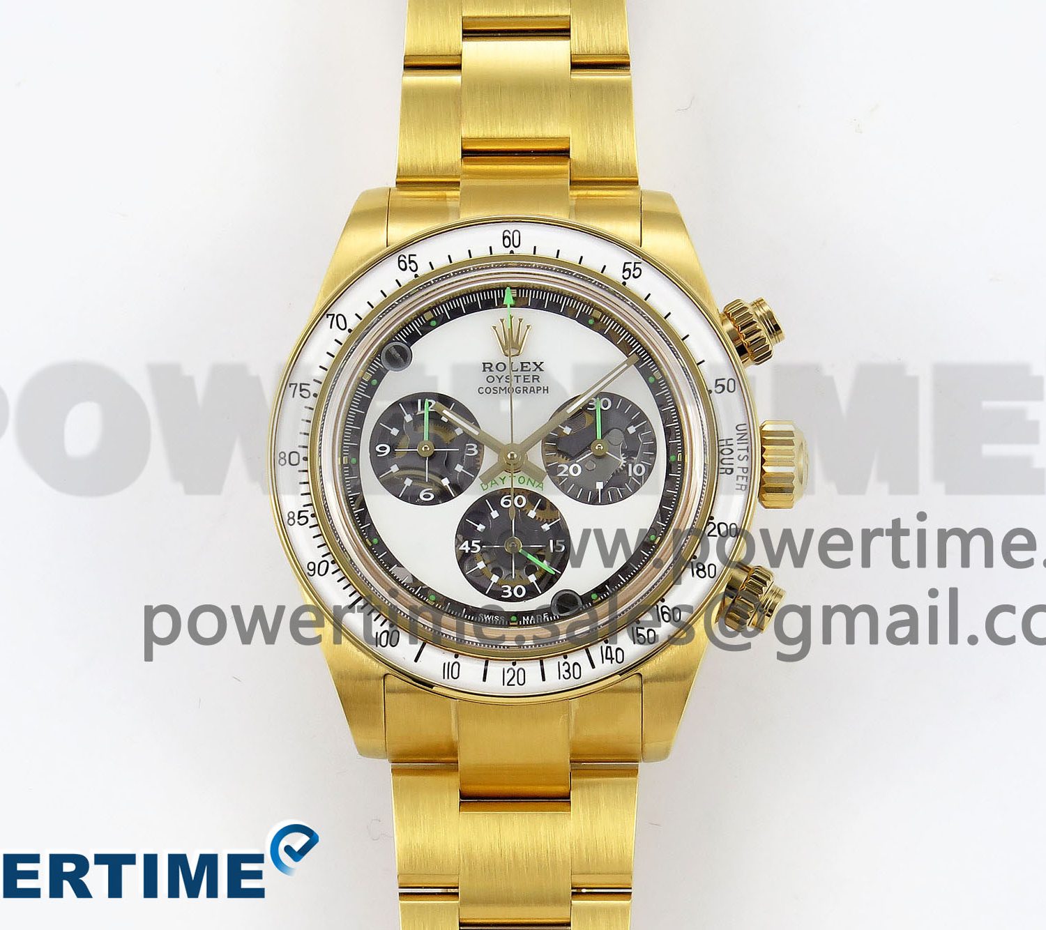 Daytona YG ADGF Best Edition YG/White Dial on YG Bracelet A7750