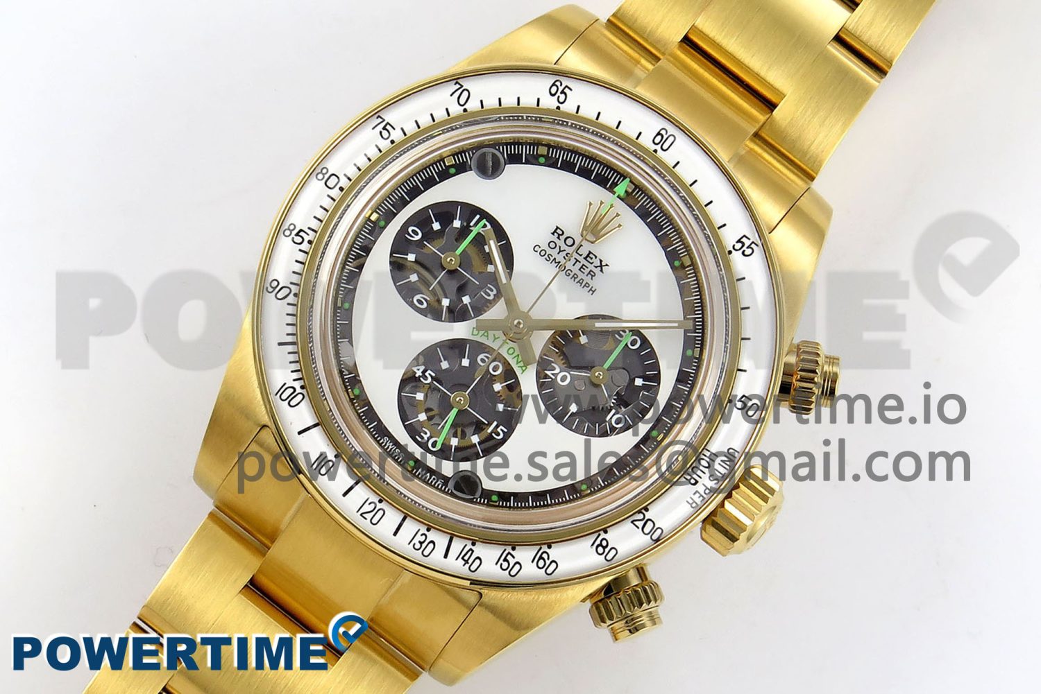 Daytona YG ADGF Best Edition YG/White Dial on YG Bracelet A7750 - Image 2