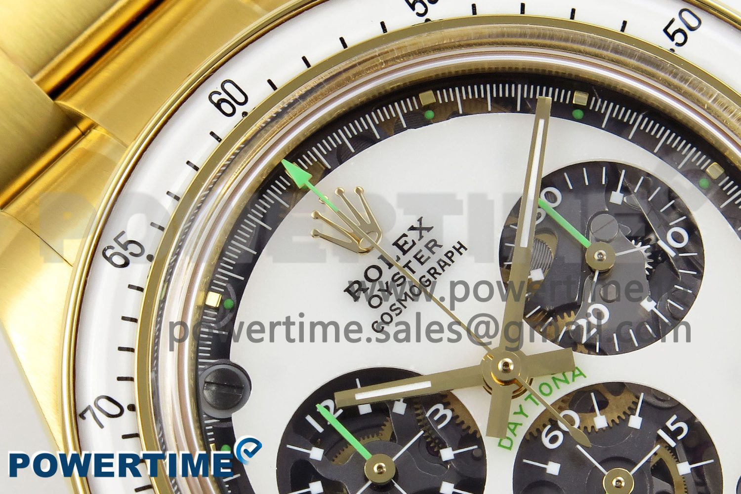 Daytona YG ADGF Best Edition YG/White Dial on YG Bracelet A7750 - Image 4