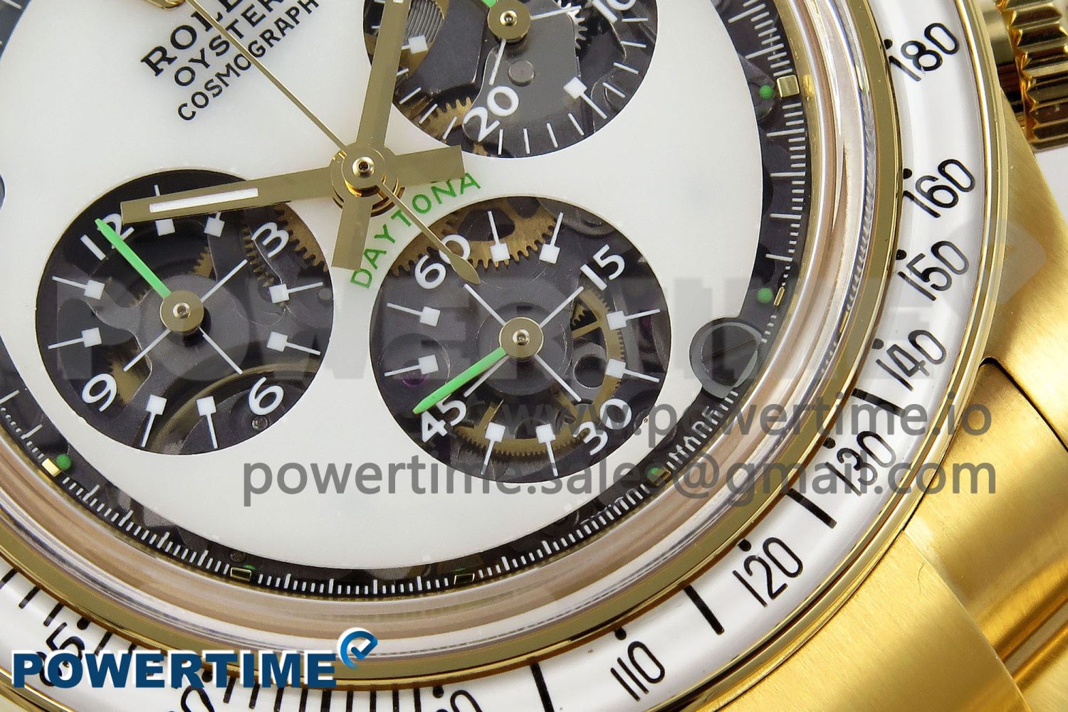 Daytona YG ADGF Best Edition YG/White Dial on YG Bracelet A7750 - Image 5