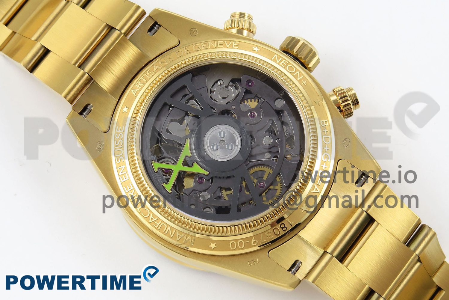 Daytona YG ADGF Best Edition YG/White Dial on YG Bracelet A7750 - Image 9