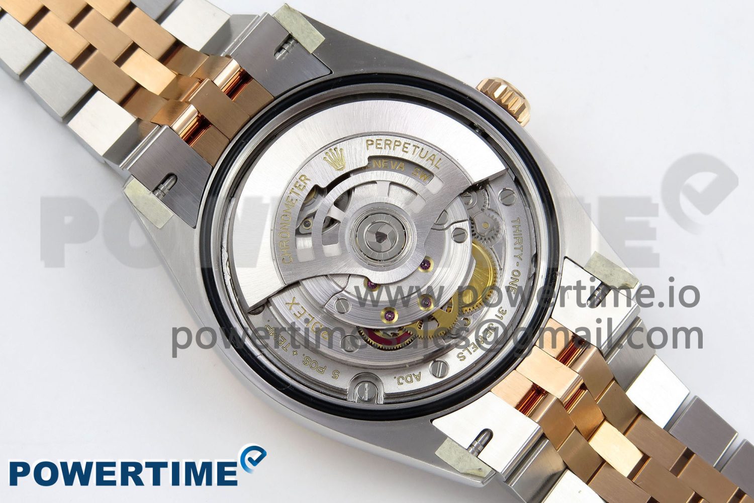 DateJust 36 126231 Clean 1:1 Best Edition 904L Steel Gray DIal Green Roman Marker on SS/RG Jubilee Bracelet VR3235 - Image 10