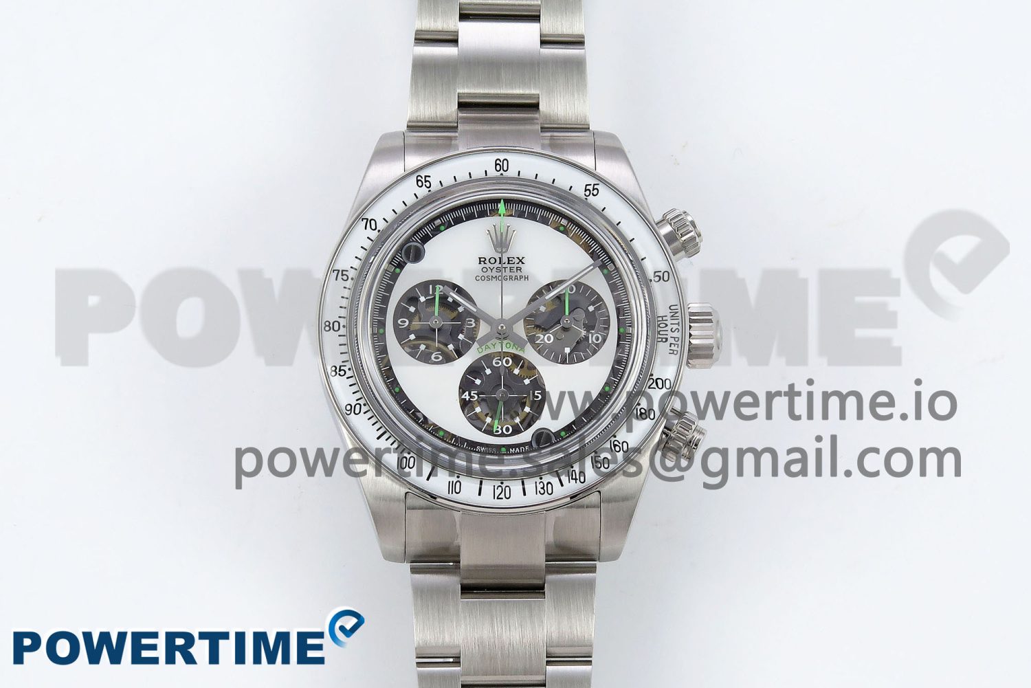 Daytona SS ADGF Best Edition SS/White Dial on SS Bracelet A7750 - Image 1