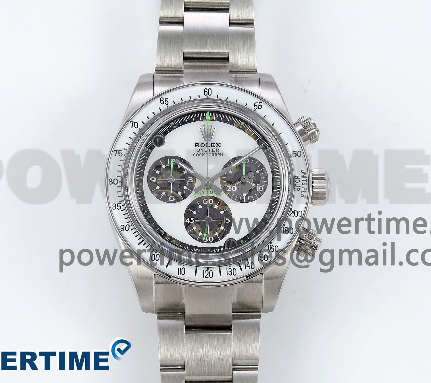 Daytona SS ADGF Best Edition SS/White Dial on SS Bracelet A7750