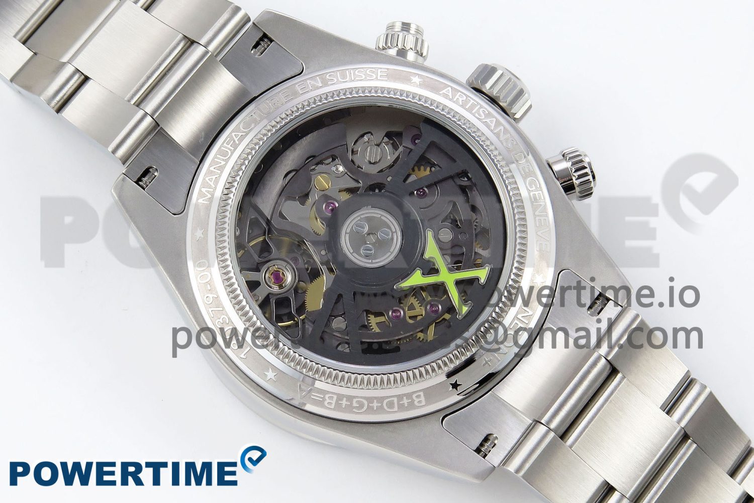Daytona SS ADGF Best Edition SS/White Dial on SS Bracelet A7750 - Image 8