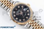 DateJust 36 126231 Clean 1:1 Best Edition 904L Steel Black Diamonds Dial on SS/RG Jubilee Bracelet VR3235 - Image 3