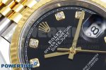 DateJust 36 126233 Clean 1:1 Best Edition 904L Steel Black Diamonds Dial on SS/YG Jubilee Bracelet VR3235 - Image 4