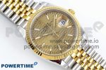 DateJust 36 126233 Clean 1:1 Best Edition 904L Steel YG Textured Stick Dial on SS/YG Jubilee Bracelet VR3235 - Image 3