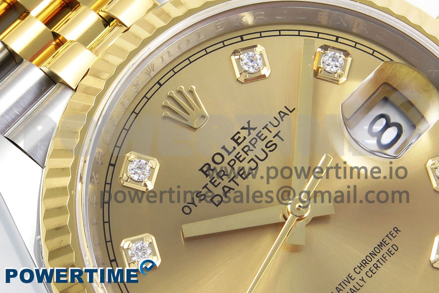 DateJust 36 126233 Clean 1:1 Best Edition 904L Steel YG Diamonds Dial on SS/YG Jubilee Bracelet VR3235 - Image 4