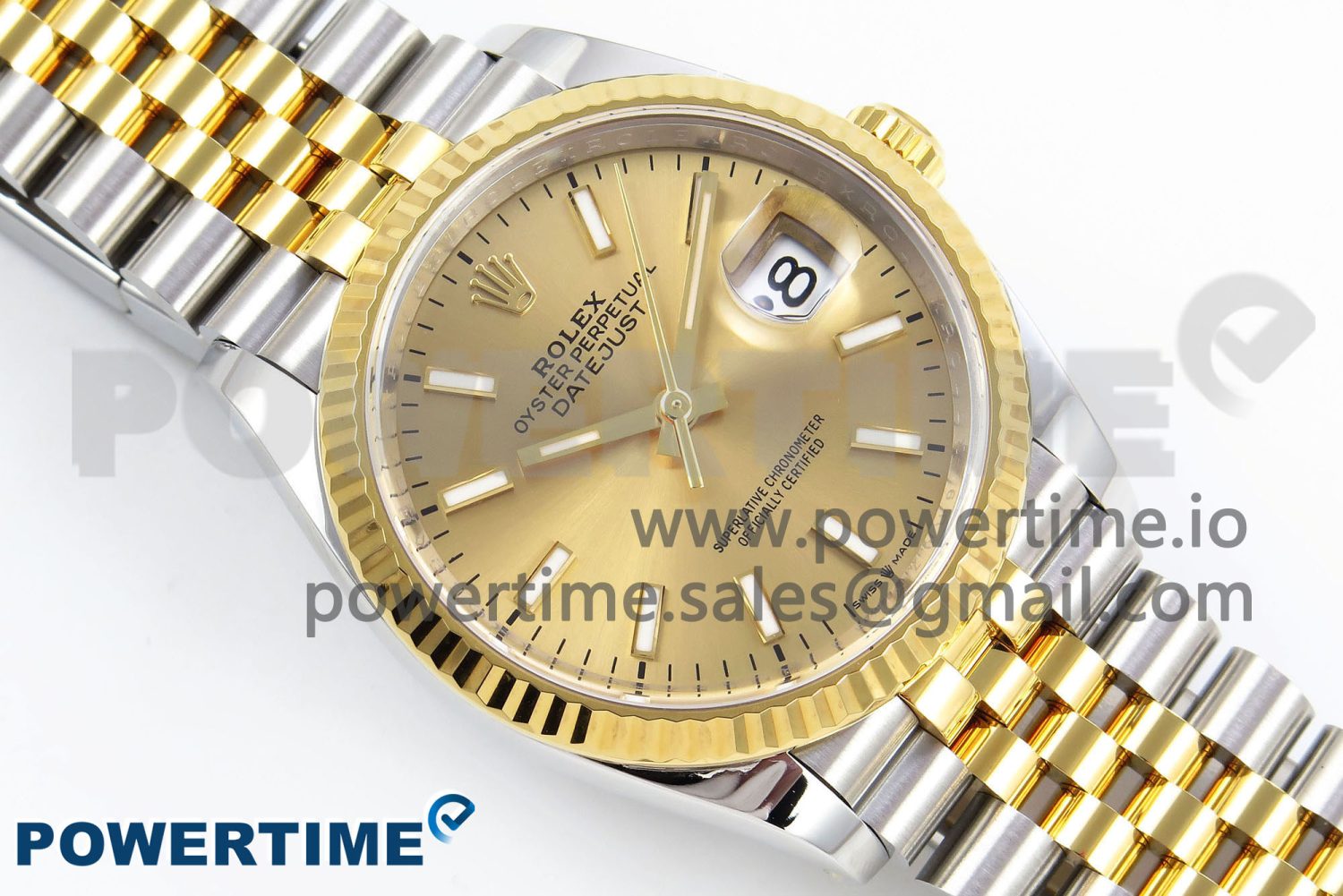 DateJust 36 126233 Clean 1:1 Best Edition 904L Steel YG Stick Dial on SS/YG Jubilee Bracelet VR3235 - Image 3