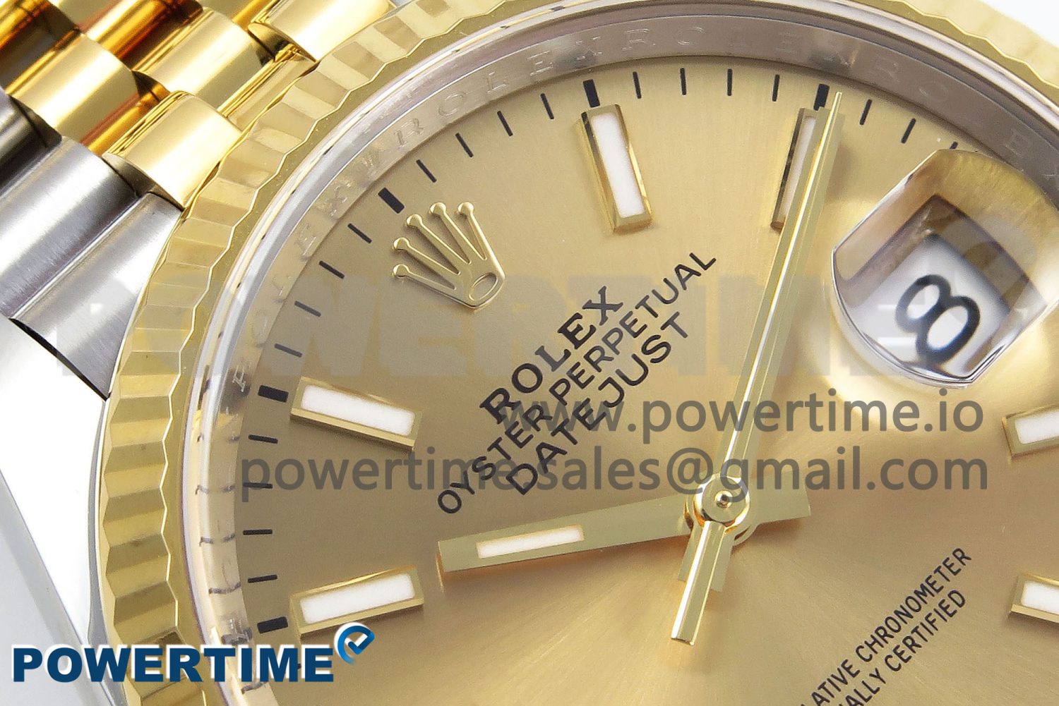 DateJust 36 126233 Clean 1:1 Best Edition 904L Steel YG Stick Dial on SS/YG Jubilee Bracelet VR3235 - Image 4