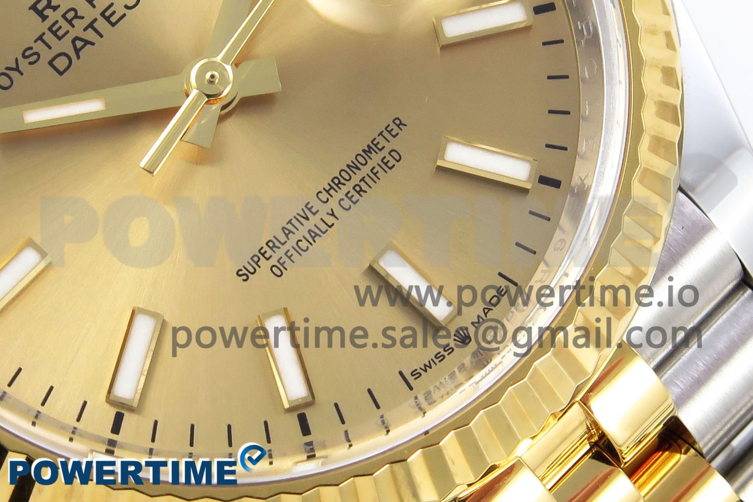 DateJust 36 126233 Clean 1:1 Best Edition 904L Steel YG Stick Dial on SS/YG Jubilee Bracelet VR3235 - Image 5