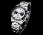 Black Bay Chrono SS TWS 1:1 Best Edition White Dial on SS Bracelet A7750 - Image 3
