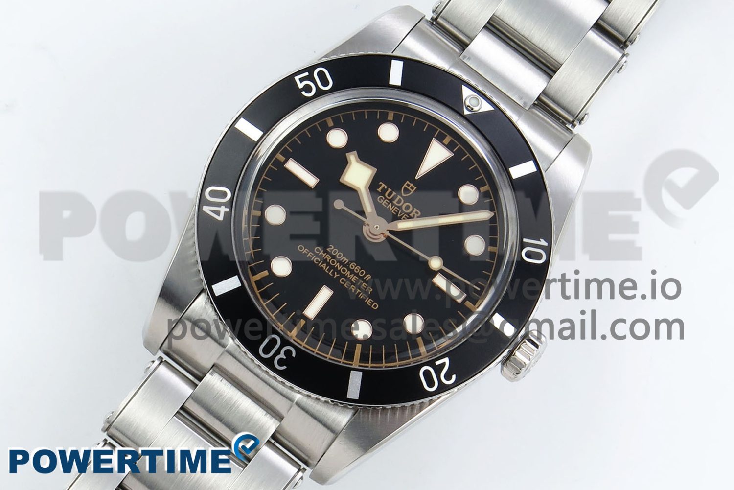 Heritage Black Bay 37mm SS ZF 1:1 Best Edition Black Dial on SS Bracelet A2824 - Image 2