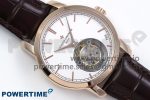 Traditionnelle Tourbillon RG RMSF Best Edition White Dial on Brown Leather Strap - Image 3