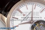 Traditionnelle Tourbillon RG RMSF Best Edition White Textured Dial on Brown Leather Strap - Image 4