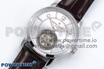 Traditionnelle Tourbillon SS RMSF Best Edition Silver Dial on Brown Leather Strap - Image 2