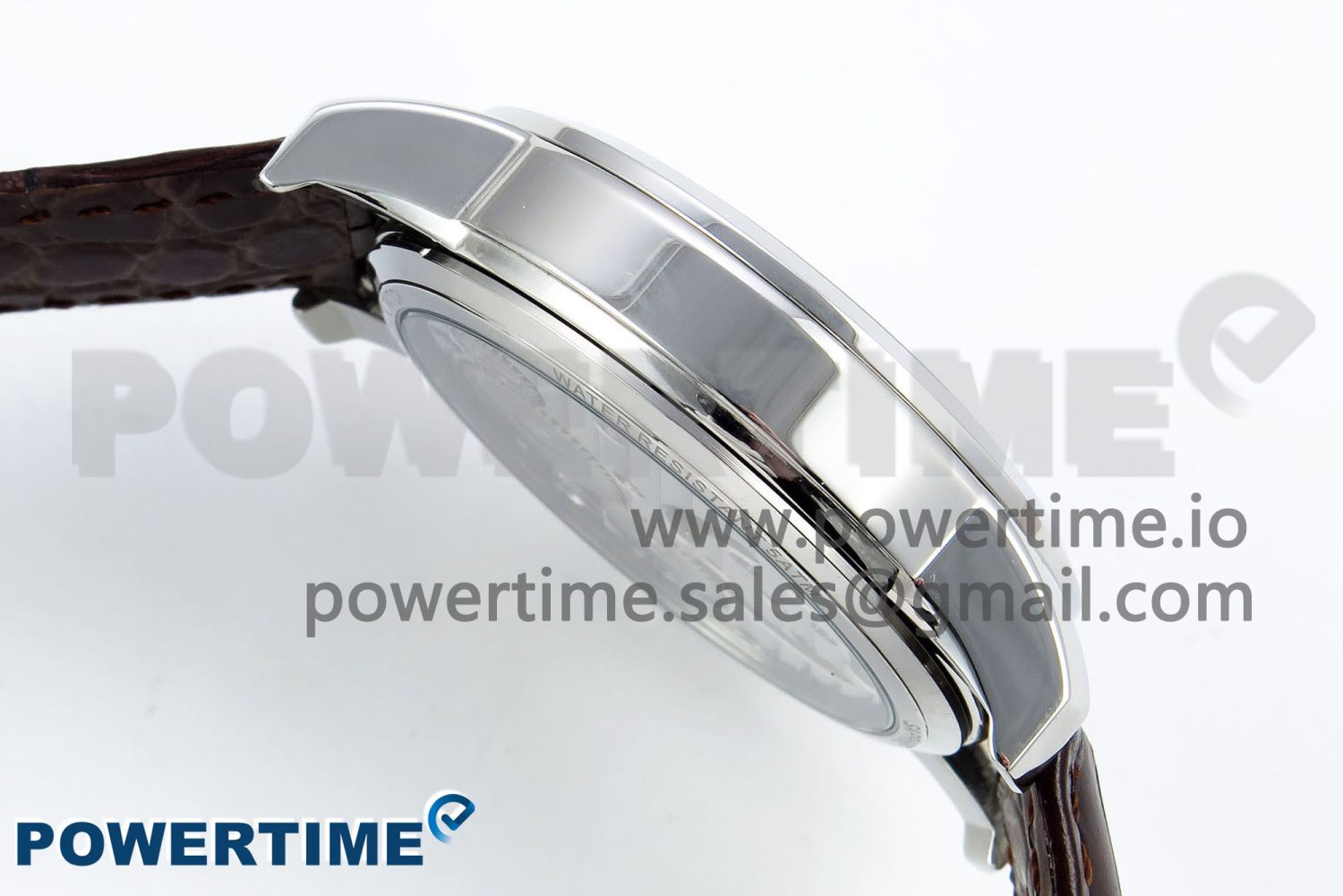 Traditionnelle Tourbillon SS RMSF Best Edition Silver Dial on Brown Leather Strap - Image 7