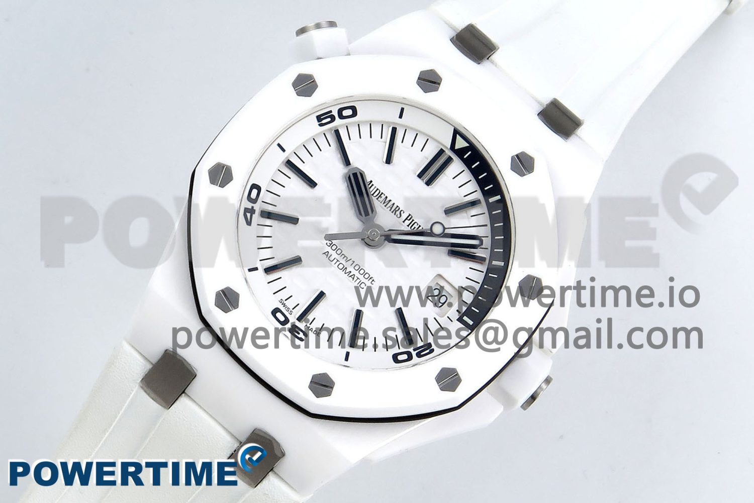 Royal Oak Offshore Diver 15707 White Ceramic ZF 1:1 Best Edition SA3120 Super Clone - Image 2