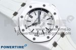 Royal Oak Offshore Diver 15707 White Ceramic ZF 1:1 Best Edition SA3120 Super Clone - Image 3