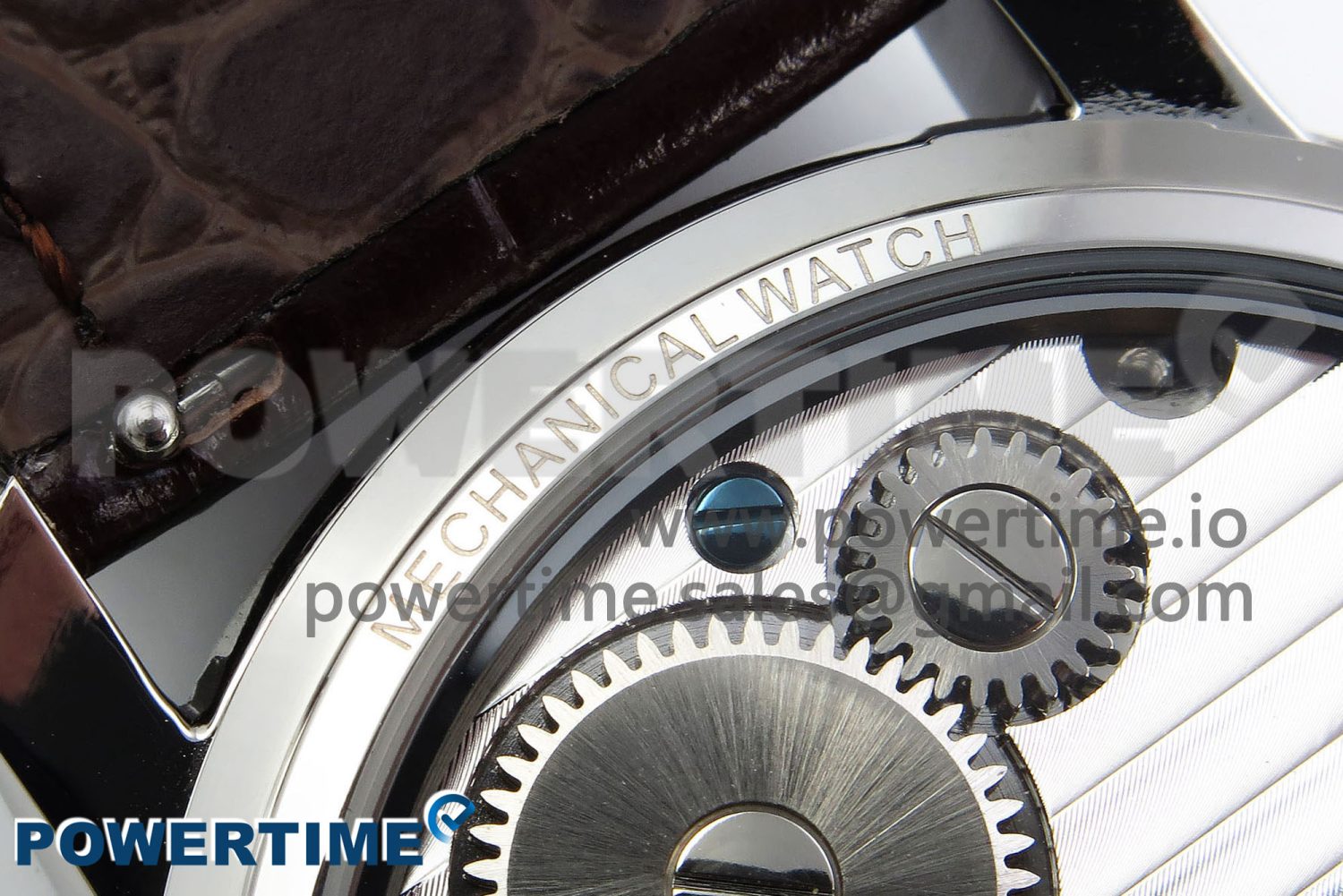 Traditionnelle Tourbillon SS RMSF Best Edition Silver Dial on Brown Leather Strap - Image 9