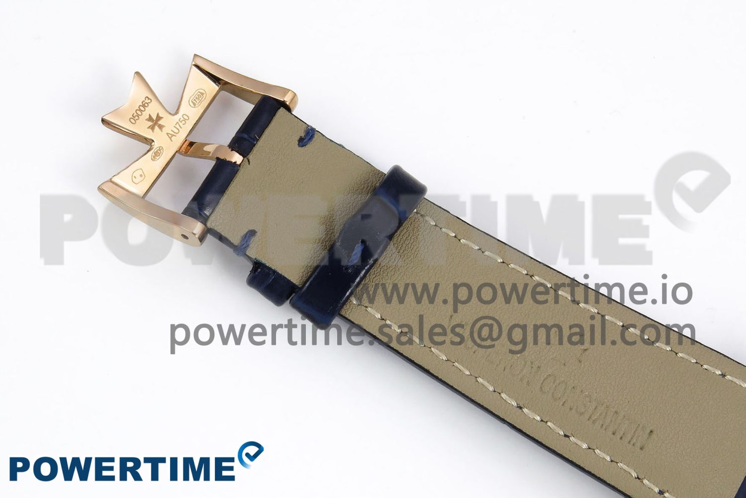 Traditionnelle Tourbillon RG RMSF Best Edition Blue Textured Dial on Blue Leather Strap - Image 12