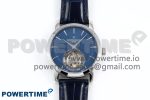 Traditionnelle Tourbillon SS RMSF Best Edition Blue Textured Dial on Blue Leather Strap
