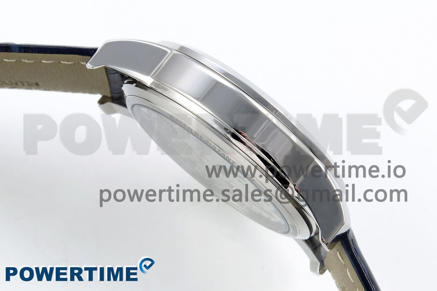 Traditionnelle Tourbillon SS RMSF Best Edition Blue Textured Dial on Blue Leather Strap - Image 7