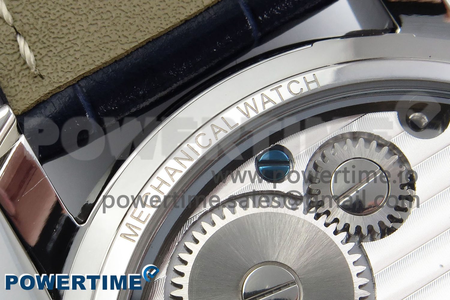 Traditionnelle Tourbillon SS RMSF Best Edition Blue Textured Dial on Blue Leather Strap - Image 9