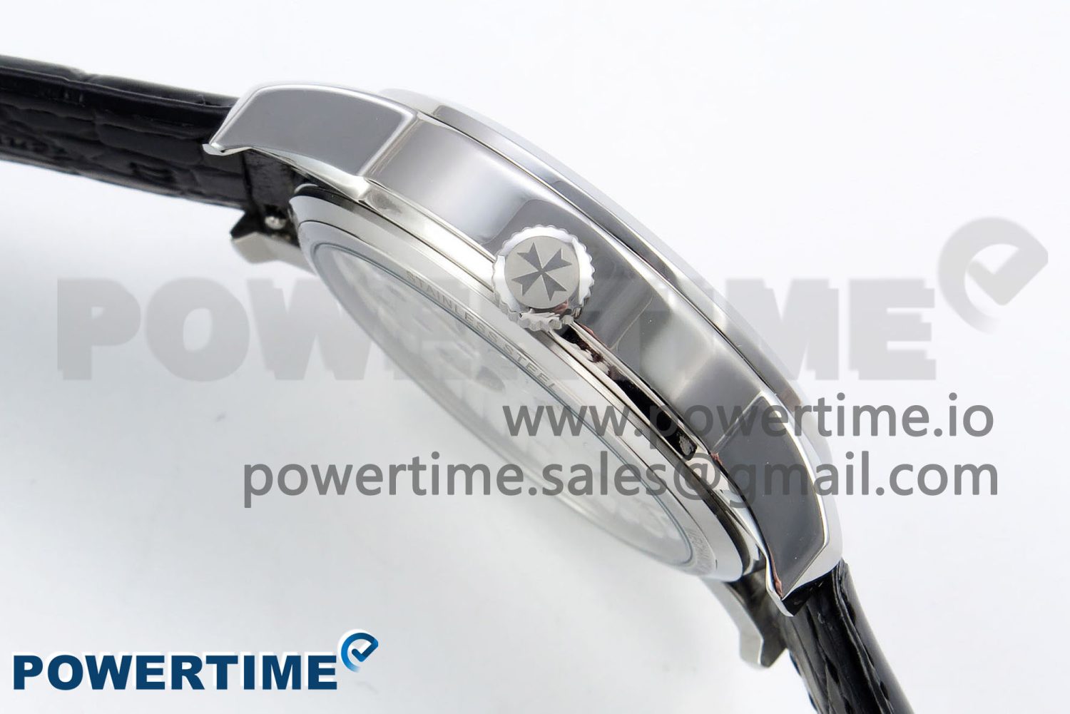 Traditionnelle Tourbillon SS RMSF Best Edition White Textured Dial on Black Leather Strap - Image 6