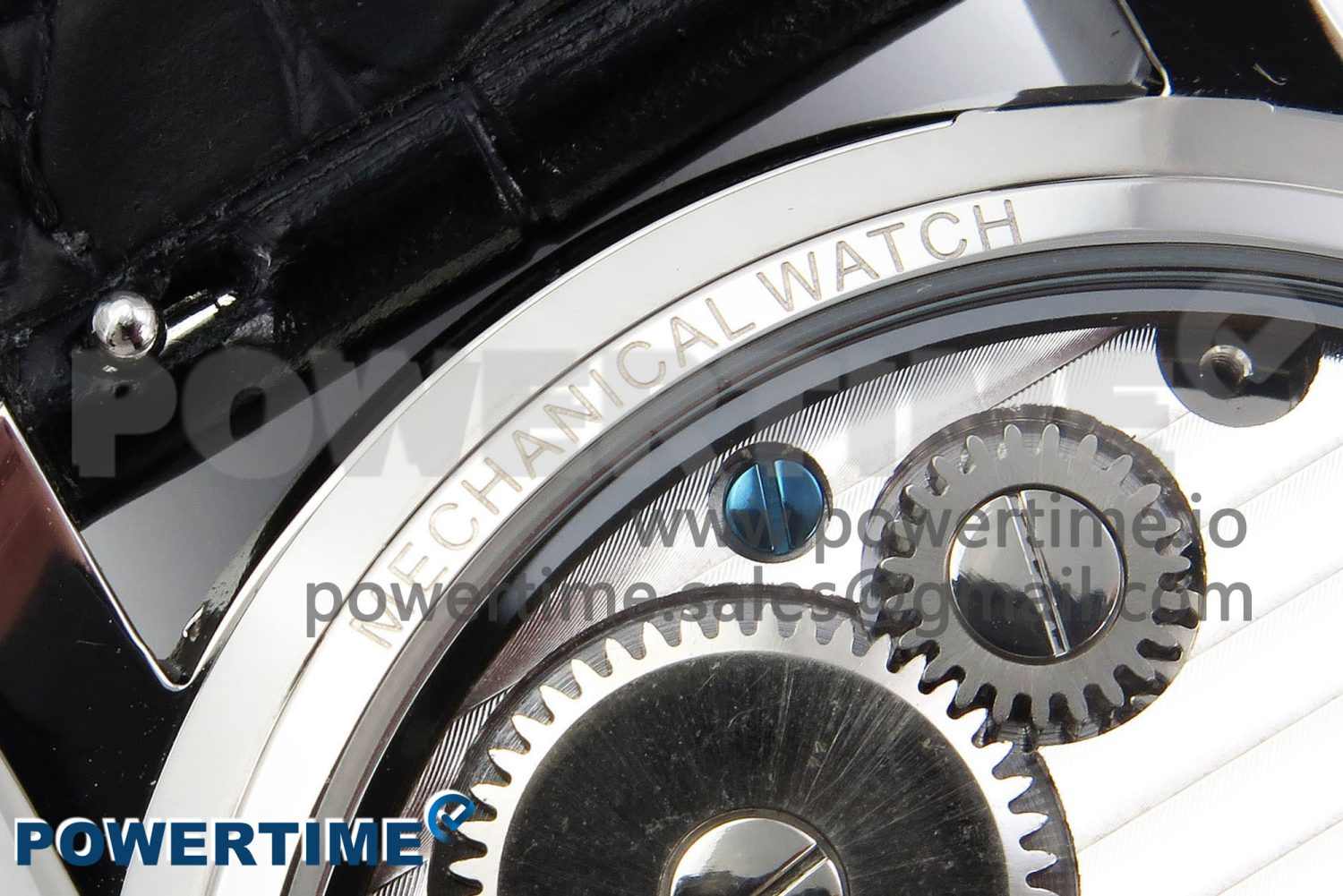 Traditionnelle Tourbillon SS RMSF Best Edition White Textured Dial on Black Leather Strap - Image 9