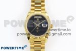 Day Date 36 YG RAF 1:1 Best Edition Black Oman Dial on YG Bracelet A2836