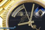 Day Date 36 YG RAF 1:1 Best Edition Black Oman Dial on YG Bracelet A2836 - Image 4