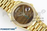 Day Date 36 YG RAF 1:1 Best Edition Brown Oman Dial on YG Bracelet A2836 - Image 3