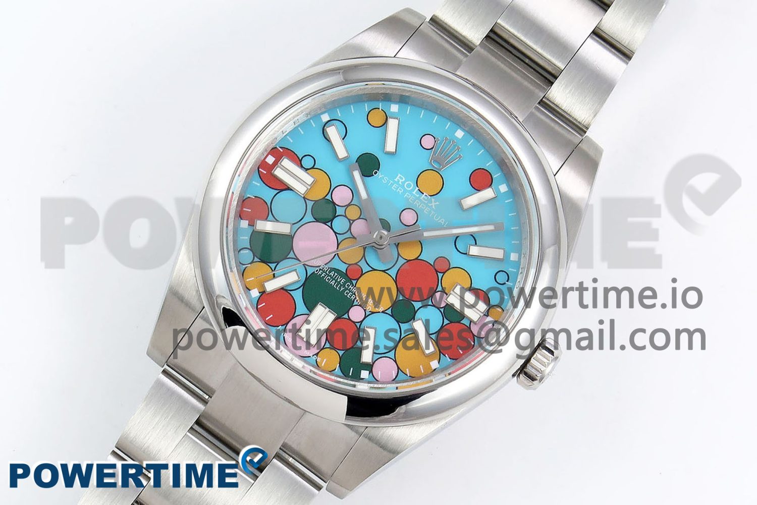 Oyster Perpetual 124300 41mm DIWF 1:1 Best Edition 904L Steel Celebration Dial A3230 - Image 2