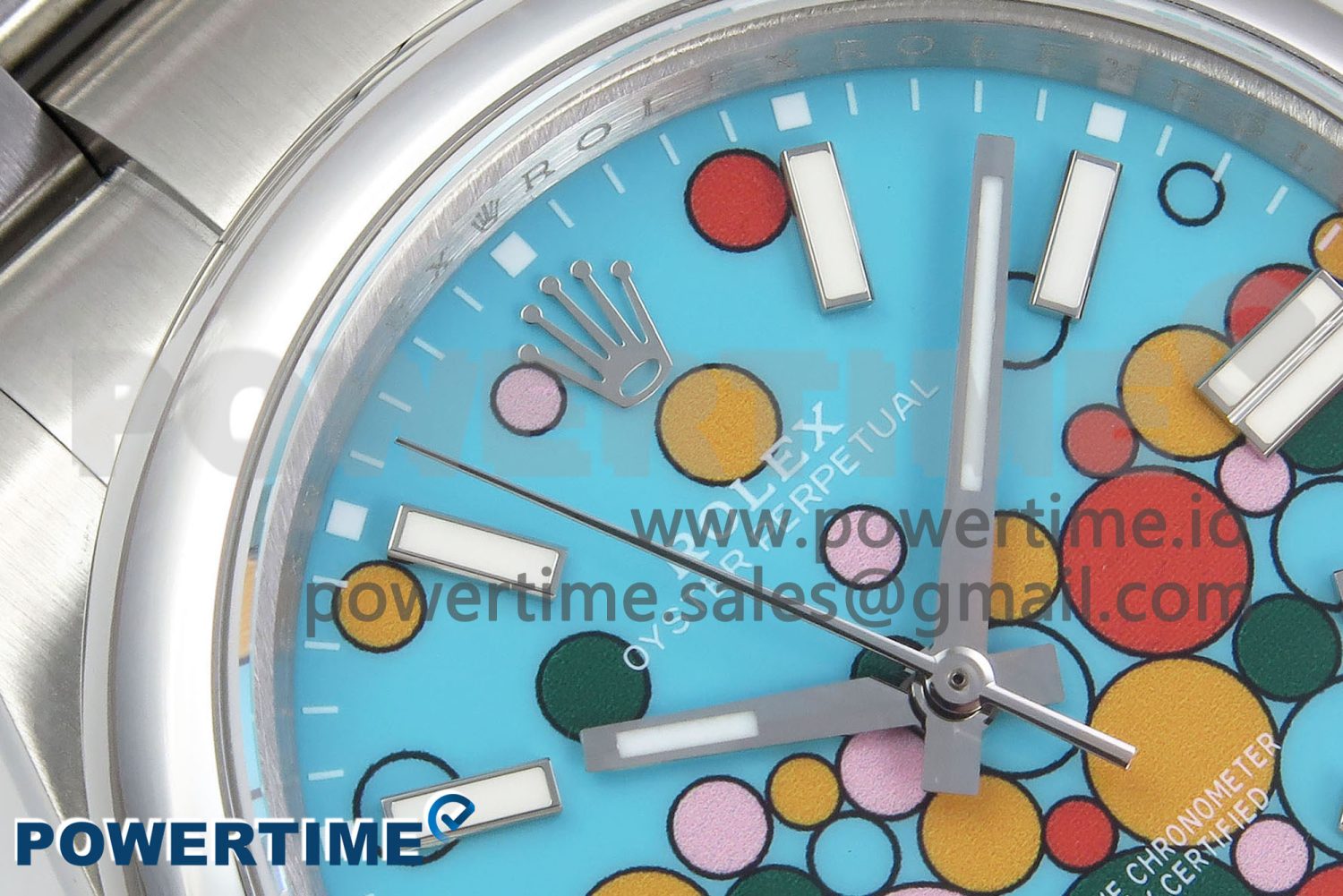 Oyster Perpetual 124300 41mm DIWF 1:1 Best Edition 904L Steel Celebration Dial A3230 - Image 4