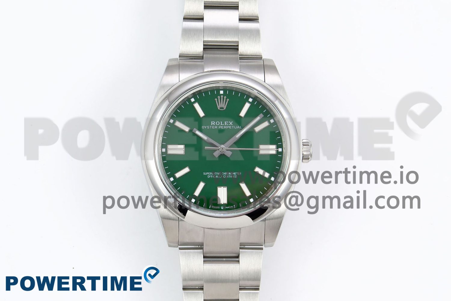 Oyster Perpetual 124300 41mm DIWF 1:1 Best Edition 904L Steel Green Dial A3230 - Image 1