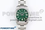 Oyster Perpetual 124300 41mm DIWF 1:1 Best Edition 904L Steel Green Dial A3230
