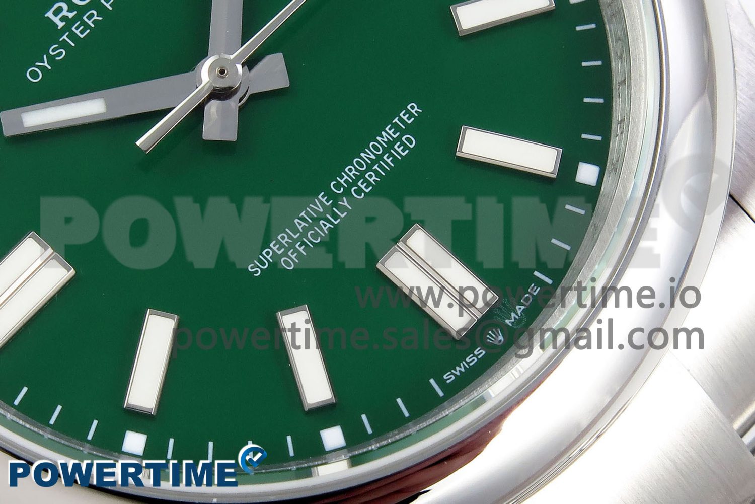 Oyster Perpetual 124300 41mm DIWF 1:1 Best Edition 904L Steel Green Dial A3230 - Image 5