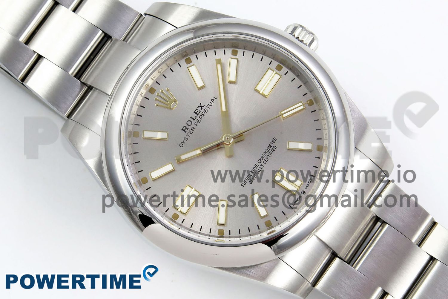 Oyster Perpetual 124300 41mm DIWF 1:1 Best Edition 904L Steel Silver Dial A3230 - Image 3