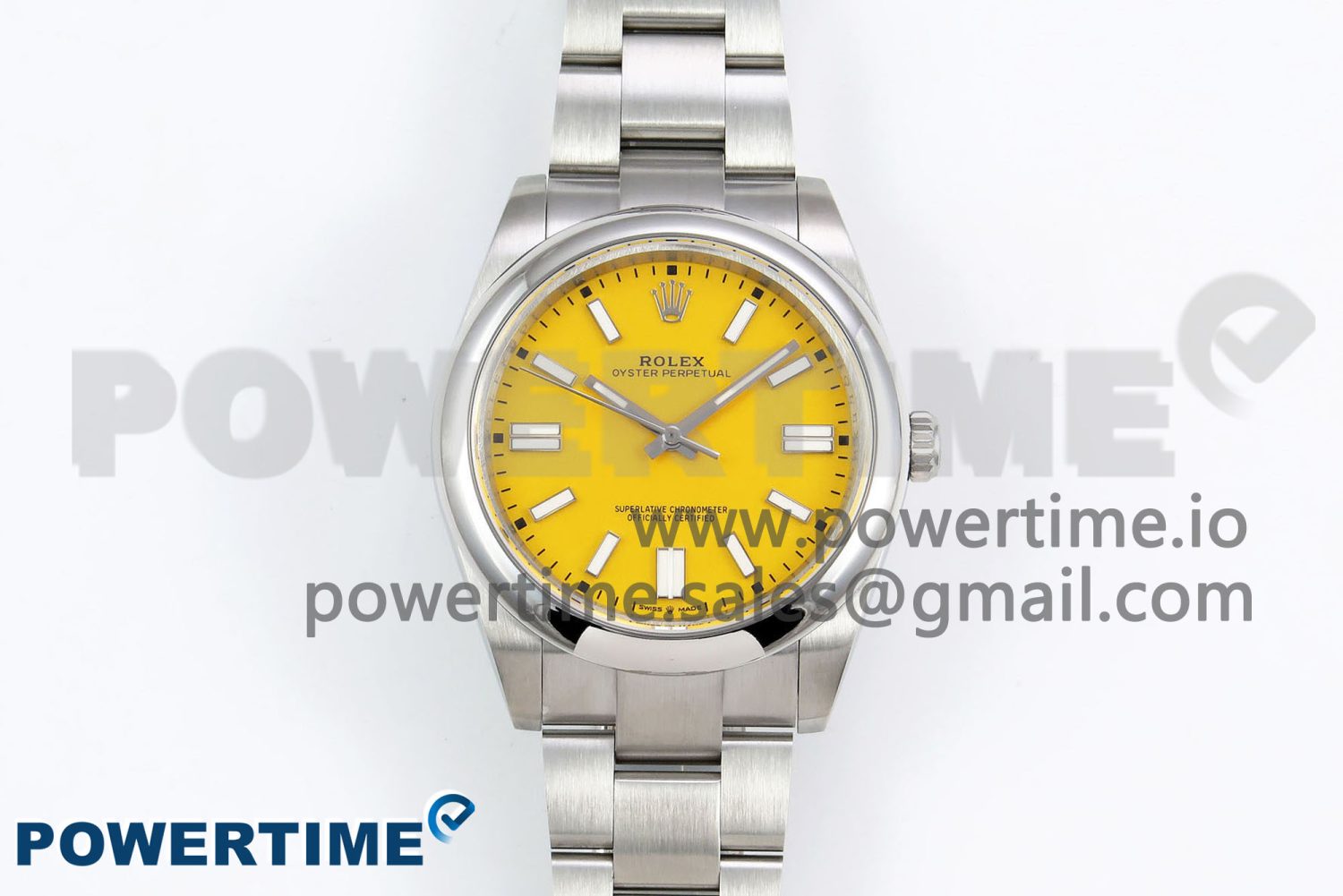 Oyster Perpetual 124300 41mm DIWF 1:1 Best Edition 904L Steel Yellow Dial A3230 - Image 1