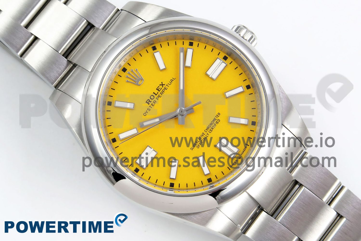 Oyster Perpetual 124300 41mm DIWF 1:1 Best Edition 904L Steel Yellow Dial A3230 - Image 3