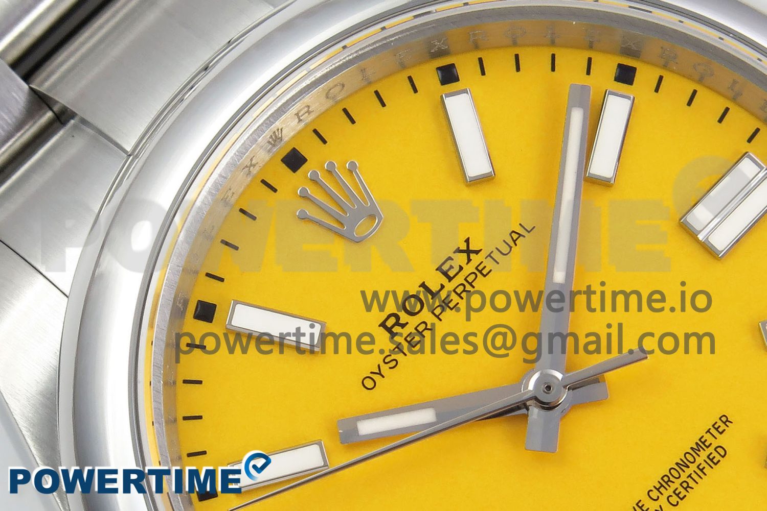Oyster Perpetual 124300 41mm DIWF 1:1 Best Edition 904L Steel Yellow Dial A3230 - Image 4