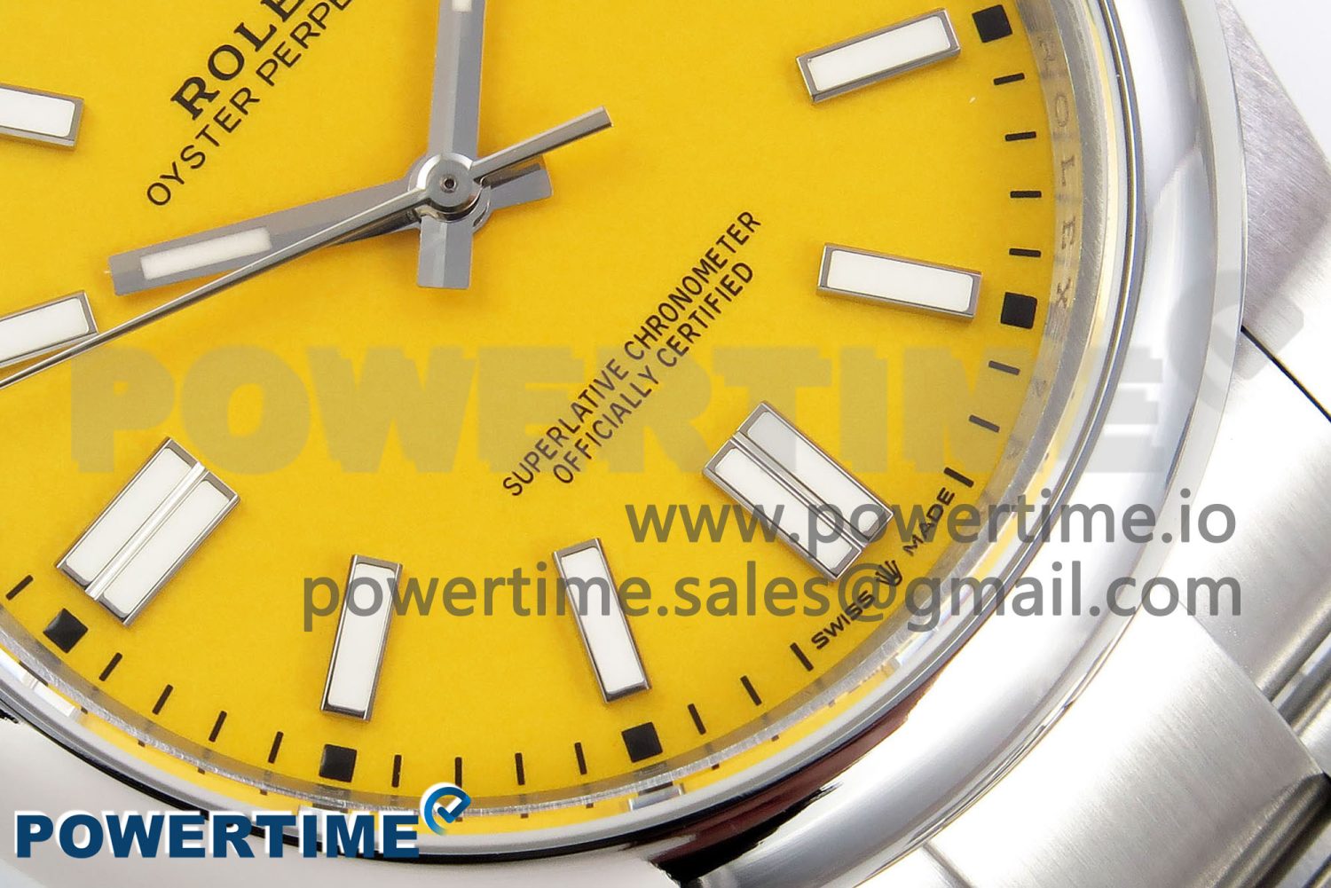 Oyster Perpetual 124300 41mm DIWF 1:1 Best Edition 904L Steel Yellow Dial A3230 - Image 5