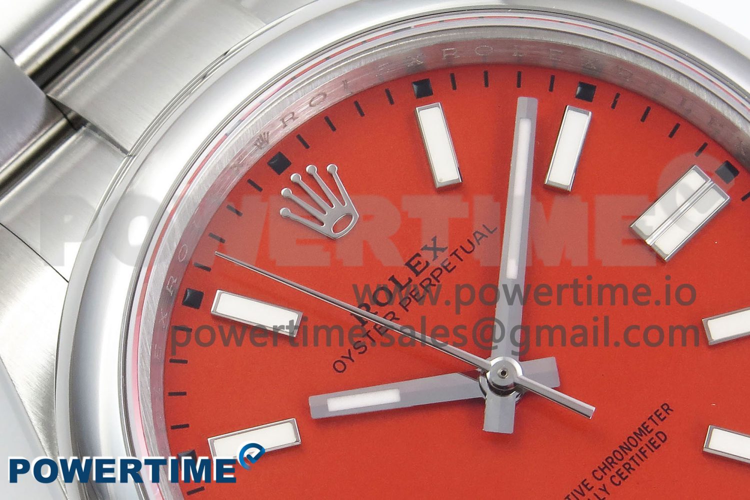 Oyster Perpetual 124300 41mm DIWF 1:1 Best Edition 904L Steel Orange Dial A3230 - Image 4