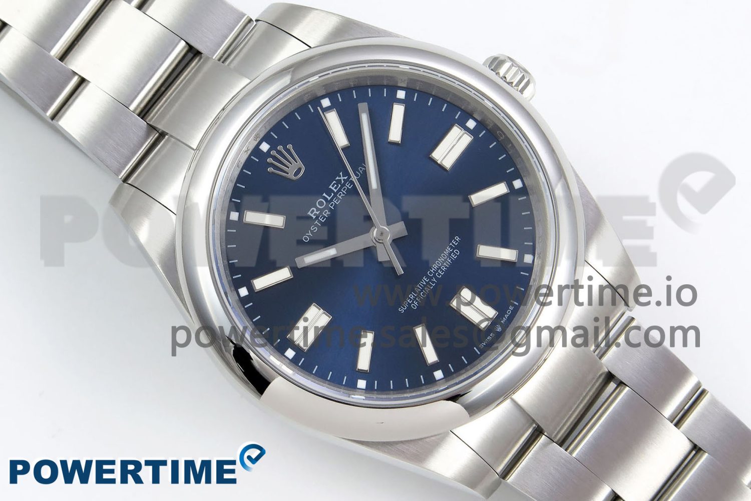 Oyster Perpetual 124300 41mm DIWF 1:1 Best Edition 904L Steel Blue Dial A3230 - Image 3